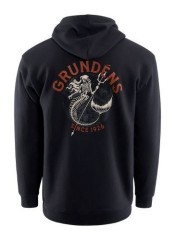 Mikina Grundéns Displacement DWR Hoodie Dead Reckoning Black