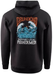 Mikina Grundéns Displacement DWR Hoodie - SL Fisherman Black Mikina Grundéns Displacement DWR Hoodie - SL Fisherman Black