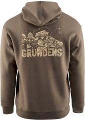 Mikina Grundéns King of the Lakes Hoodie Otter Heather Mikina Grundéns King of the Lakes Hoodie Otter Heather