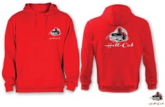 Mikina Hell-Cat Klokánek s Kapucí Červená Velikost S
