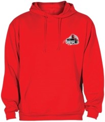 Mikina Hell-Cat Klokánek s Kapucí Červená