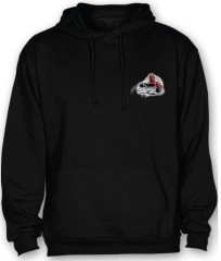 Mikina Hell-Cat Klokánek s Kapucňou Čierna Mikina Hell-Cat Klokánek s Kapucňou Čierna