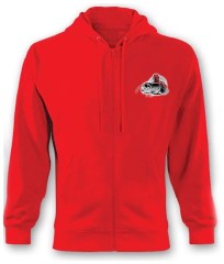 Mikina Hell-Cat s Kapuljačom i Zipom Crvena Mikina Hell-Cat s Kapuljačom i Zipom Crvena