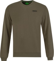 Mikina Korda Patch Crewneck Dark Olive