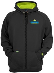 Mikina Kryston Čierna Zipper Mikina Kryston Čierna Zipper