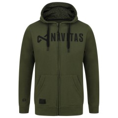 Mikina Navitas Core Zip Hoody Maslinasta