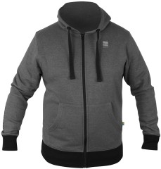 Mikina Preston Gray Zip Hoodie Velikost XXXL