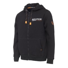 Mikina Savage Gear Urban Zip Hoodie Crna Tinta