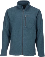 Mikina Simms Rivershed Full Zip Dark Moon