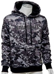 Mikina Starbaits Bank Digital Camo Siva