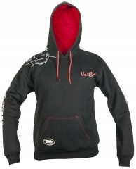 Mikina Uni Cat Black Hoodie
