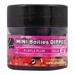 Mini Boilies v Dipu LK Baits Purple Plum 12mm 150ml