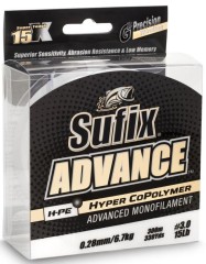 Monofilní Vlasec Sufix Advance 300m Čirý