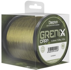 Monofilný Vlasec Delphin Grenix Carp Zelený Monofilný Vlasec Delphin Grenix Carp Zelený