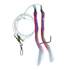 Morski Navožni Sustav JSA Fish Pijavica s resevima Crveno/srebrni