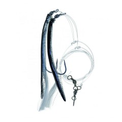 Morský Náväzcový Systém JSA Fish Úhor so Strapcami Čierno/Striebrny