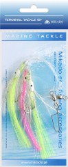 Morský Náväzec Octopus Rig Hair 7,5 cm Háčik 2/0 Mikado