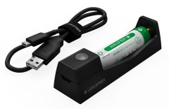 Nabíjecí stanice Ledlenser + Akumulátor 14500 Nabíjecí stanice Ledlenser + Akumulátor 14500