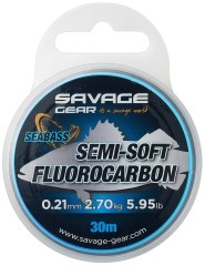 Najlon DAM Semi-Soft Fluorocarbon Seabass Čist 30m