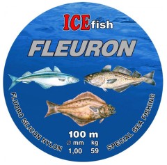 Najlon na Návazce ICE Fish Fleuron Carbon 100m