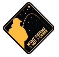 Nálepka Delphin Night Fishing is Not a Crime Nálepka Delphin Night Fishing is Not a Crime