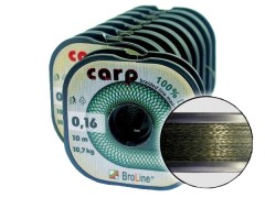 Návazcova Šnjura BroLine Carp Dyneema Zelena 10m