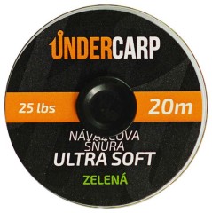 Návazcova Šnjura UnderCarp ULTRA SOFT 20m 25lb Zelena