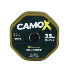 Náväzcová Šnúrka RidgeMonkey Connexion CamoX Coated Hooklink 35lb 20m Náväzcová Šnúrka RidgeMonkey Connexion CamoX Coated Hooklink 35lb 20m