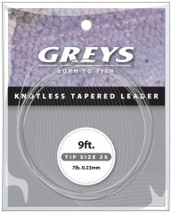 Návazcový Vlasec Greys Greylon Knotless Tapered Leader 2,7m Návazcový Vlasec Greys Greylon Knotless Tapered Leader 2,7m