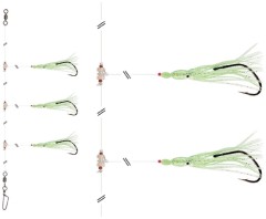 Náväzec Daiwa Grand Wave Na Tresky A Polaky Svietiaca Chobotnička