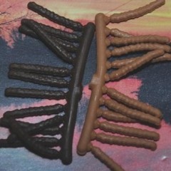 Návleky na Háček Enterprise 24ks bahno a štěrk (12+12ks)