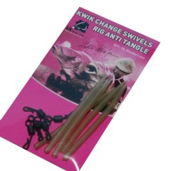 Obrtljivac + Prevlačenje LK Baits Change Swiveli + Rig Anti Tangle 10/10 kom.