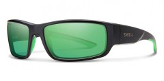 Okuliare Smith Optics Survey Matte Black Polar Green Mirror
