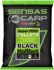 Peleti Sensas Super Feed Black Halibut 700gr