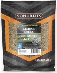 Peleti Sonubaits STIKI Metoda Pellets 650gr 2mm Morska Zelena