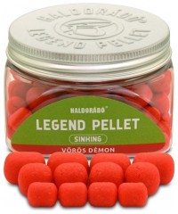 Pelety Haldorádó Legend Pellet Sinking 8/12/16mm 70gr Červený démon