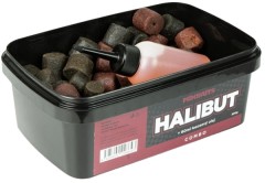 Pelety Mikbaits Halibut Combo 500gr + Lososovo Ulje 60ml