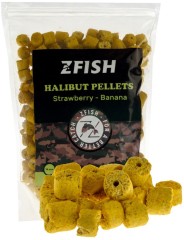 Pelety Zfish Halibut Pellets Strawberry-Banana