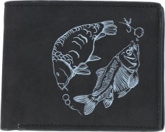 Peňaženka Giants Fishing Black Wallet Two Carps