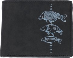 Peněženka Giants Fishing Black Wallet Three Carps