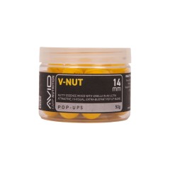 Plávajúce Boilies Avid Carp V-Nut Pop-Up 50g 14mm Yellow