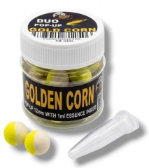 Plávajúce Boilies Method Feeder Fans Pop Up Duo Energy 50ml + 2ml Esence Golden Corn