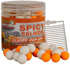 Plávajúce Boilies Starbaits Spicy Salmon Fluo