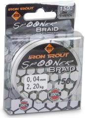 Pletena nit Iron Trout Spooner Braid 150m Prozirna
