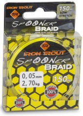 Pletena Šnjura Iron Trout Spooner Braid 150m Žuta