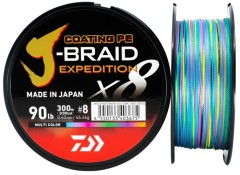 Pletena Šnura Daiwa J-Braid X8 Expedition Multicolor 300m