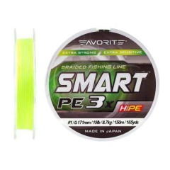 Pletená Šňůra Favorite Smart PE 3x Yellow 150m Pletená Šňůra Favorite Smart PE 3x Yellow 150m