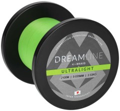 Pletená Šňůra Mikado Dreamline Ultralight Fluo Zelená 2100m 0,058mm/4,43kg