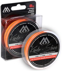 Pletená Šňůra Mikado Kendo Shine 2100m Fluo Oranžová