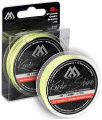 Pletená Šnúra Mikado Kendo Shine Fluo Žltá 10m 0,14mm/11,75kg